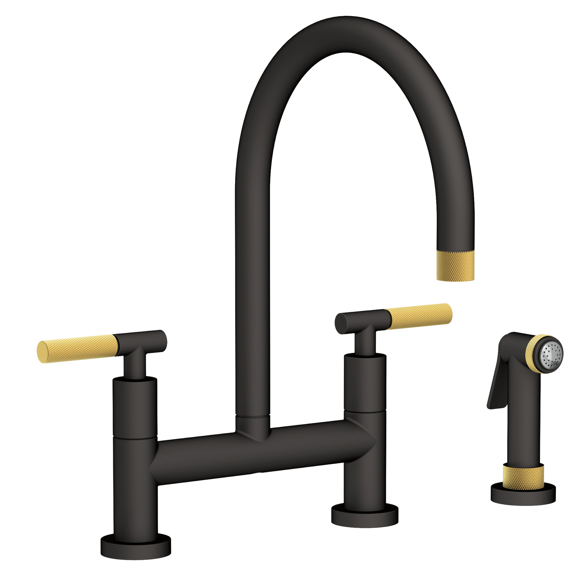 Newport Brass Muncy 1.8 GPM Widespread Bridge Kitchen Faucet & Side Spray