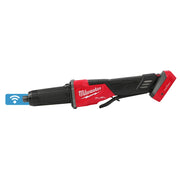 Milwaukee M18 FUEL die grinder with red and black housing, paddle switch, and ONE-KEY connectivity badge.