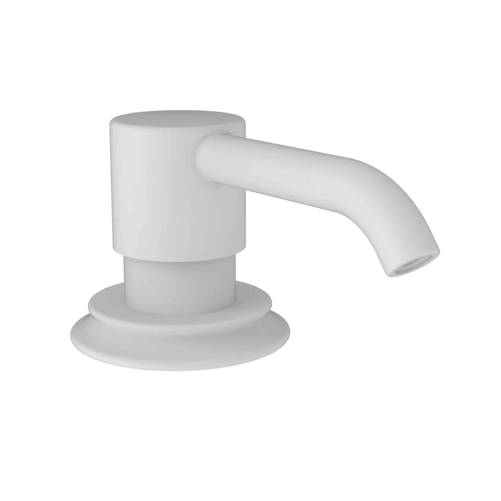 Newport Brass Stripling Deck Mounted Soap & Lotion Dispenser with 8oz Bottle