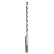 SDS-Plus rotary hammer drill bit with two cutting edges, 4mm diameter and 160mm length.