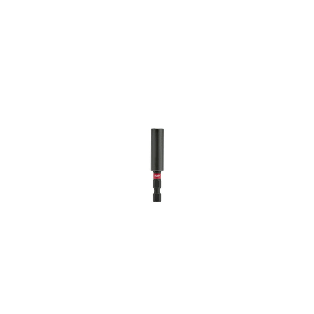 Black cylindrical magnetic bit tip holder with red band and black bit socket end.