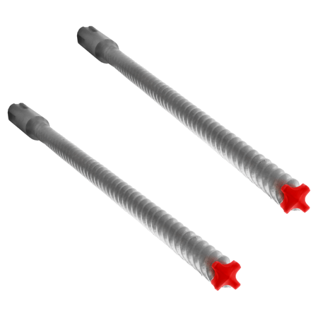 Diablo DMAMX1070 9/16 in. x 24 in. x 29 in. Rebar Demon SDS-Max 4-Cutter Full Carbide Head Hammer Drill Bit - 2 Pack