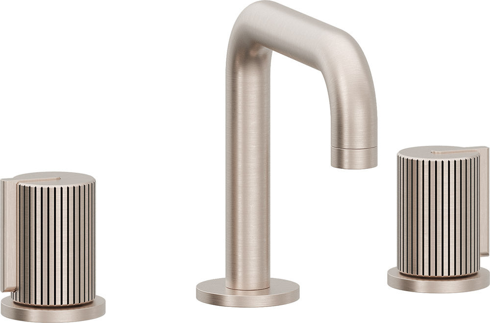 California Faucets Jalama 8" Widespread Lavatory Faucet with ZeroDrain in Satin Brass - 3902QPIZB-SB