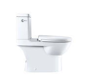 Caroma Caravelle Two Piece Elongated Chair Height Dual Flush ADA Compliant Smart Toilet Bowl and Seat Only - 0.8 and 1.28 GPF in White - 920102W