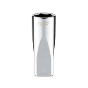 Milwaukee 14mm metric 6-point deep socket with 1/4 in. drive, polished chrome finish.
