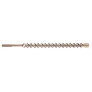 Milwaukee SDS-Max rotary hammer drill bit with spiral flutes and SDS-Max connection shank.