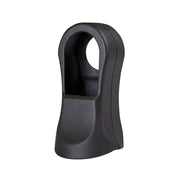Black rubber protective boot with rounded top opening and wide base for ratchet tool storage.