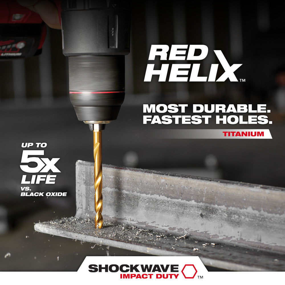 Milwaukee 48-89-4629 1/2 in. Titanium Shockwave Drill Bit