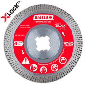 Diablo DDX045CON101C 4-1/2 in. Diamond Continuous Masonry Cut-Off with X-LOCK arbor