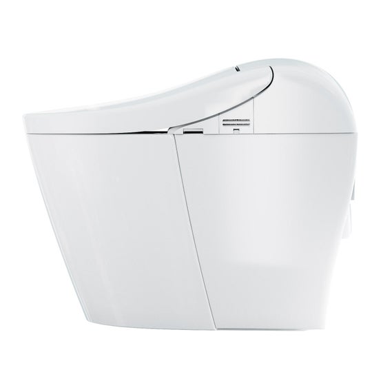 Toto Washlet G5A Integrated Smart Toilet - Elongated in Cotton White