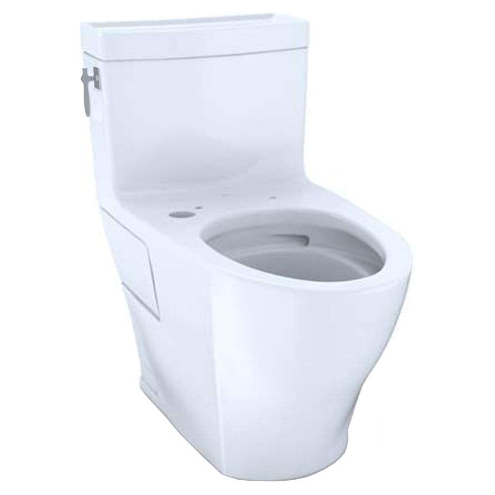 TOTO Aimes One-Piece Elongated Toilet with Bidet Seat in Cotton White - CST626CEFGAT40#01