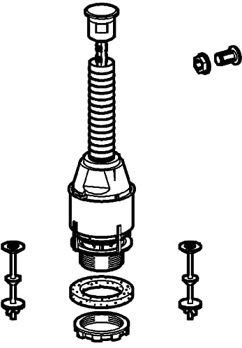 Grohe 37085PI0 Servo Discharge Valve Matte Chrome