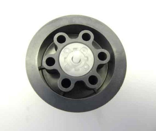 Gray and black TOTO piston assembly with white center cap and six mounting holes.
