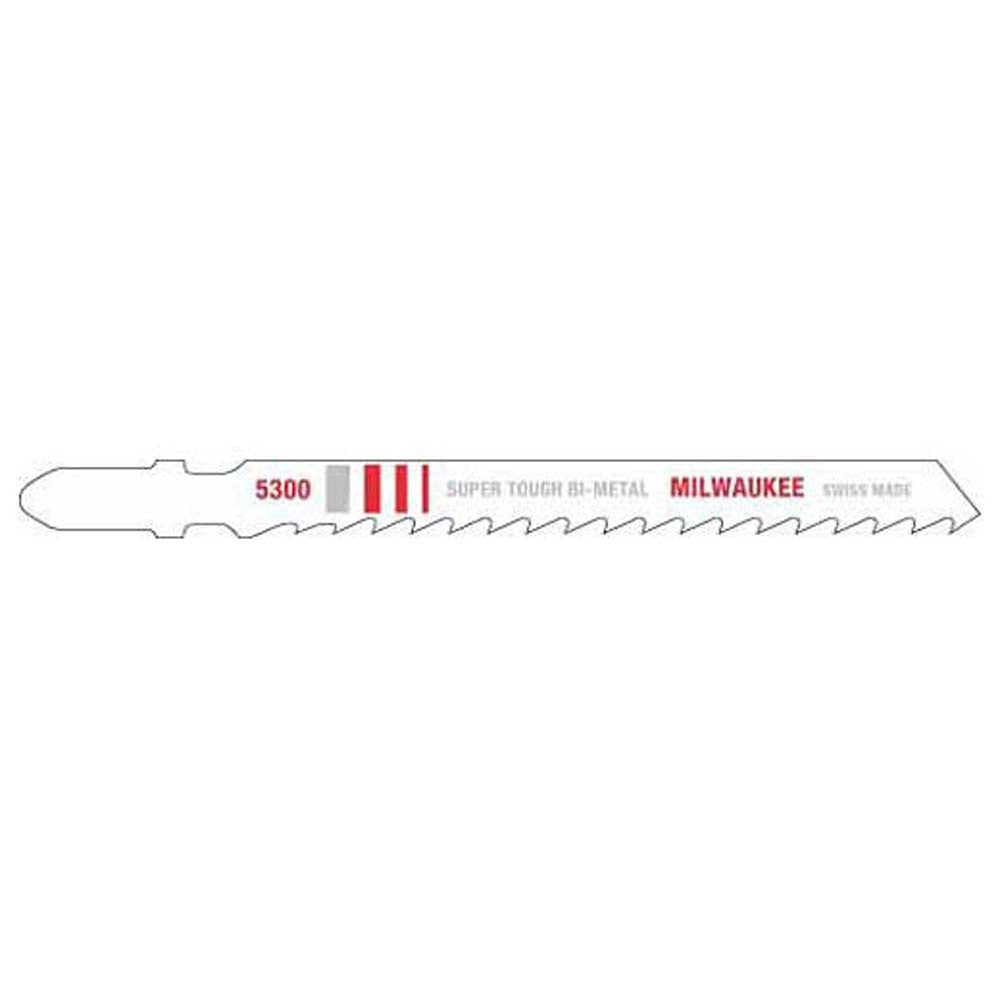 Milwaukee 48-42-5300 4 in. 6 TPI Bi-Metal Jig Saw Blade 5PK