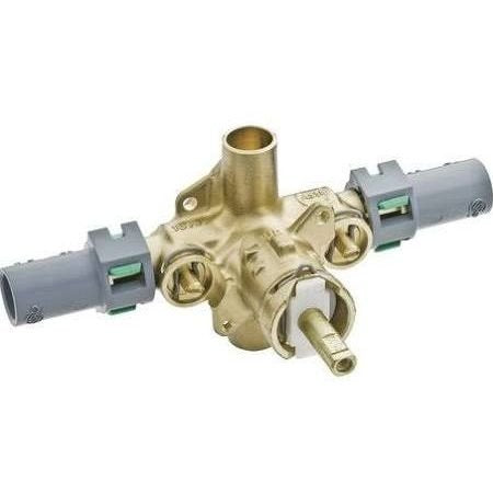 Moen M Pact Rough In Pressure Balancing Cycling Valve With Stops in Brass - 62330
