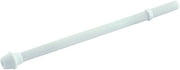 White PEX faucet supply riser with compression sleeves on both ends, 20 inches long.