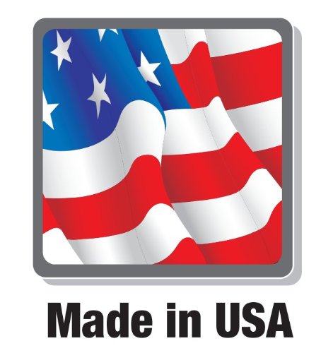 American flag icon with "Made in USA" text on gray background.