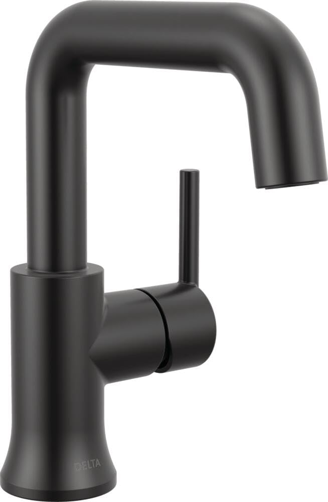 Delta Trinsic 1.2 GPM Single Hole Bathroom Faucet with Drain