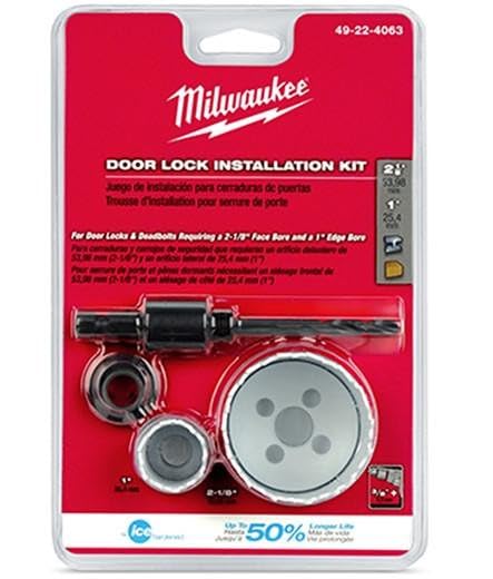 Milwaukee 49-22-4063 HOLE DOZER Door Lock Hole Saw Kit