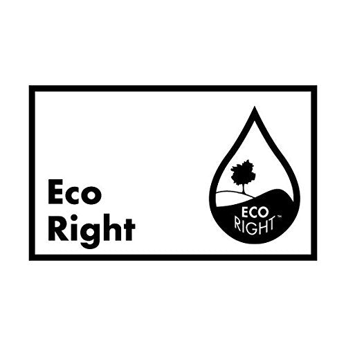 Eco Right logo with water droplet symbol and tree icon on white background.