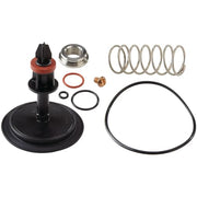 RPZ relief valve repair kit components including valve body, spring, seals, and gaskets for 1-inch installation.