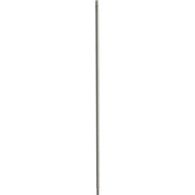 Stainless steel lift rod with threaded ends, vertical cylindrical design.