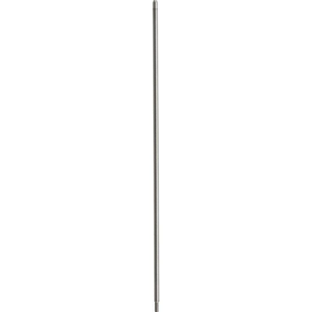 Stainless steel lift rod with threaded ends, vertical cylindrical design.