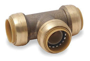 Sharkbite 1" x 1" x 1" Push-To-Connect Tee in Brass - U374LF