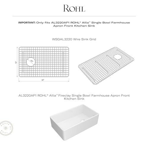 Stainless steel wire sink grid with rectangular shape and small circular drain hole, shown in top and angled views.