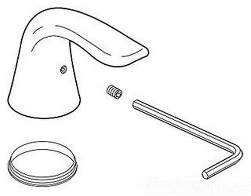 Delta Lahara metal lever handle kit in Venetian bronze finish, including spout, handle, trim ring, and mounting hardware.