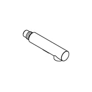 Chrome pull-out spray head for Grohe kitchen faucet with threaded connector.
