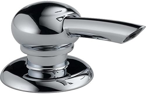 Delta Leland Single Handle Pull-Down Kitchen Faucet with ShieldSpray Technology and Soap and Loation Dispenser in Chrome Finish