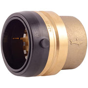 Sharkbite 1-1/2 in. Push-to-Connect End Cap Fitting in Brass - UXL0441