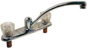 Delta 2100 / 2400 Series 2102LF Two Handle Kitchen Faucet - Two Handle Knob Without Sidespray: Chrome