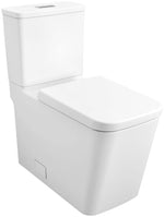 Grohe Eurocube 39661000 Two-Piece Dual Flush Right Height Elongated Toilet With Seat in Grohe Alpine White