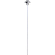 Chrome lift rod with mushroom-shaped cap at top and straight cylindrical shaft.