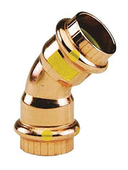 Viega 3/4" Press 45-Degree Elbow in Copper - 77023