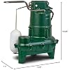 Zoeller Pumps 0.4 HP Automatic Sewage Pump with Piggyback Switch - 264-0010