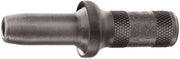 Steel hammer-type flaring tool with textured grip handle and conical flaring cone attachment.