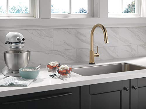 Delta Trinsic VoiceIQ Single-Handle Pull-Down Kitchen Faucet with Touch2O Technology