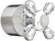 Chrome transfer valve with metal cross handles for Delta Cassidy faucet H595.