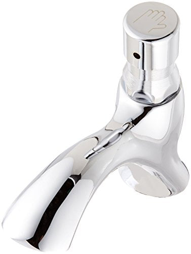Commercial 87T104 87T: Single Hole Metering Slow-Close Bathroom Faucet: Chrome