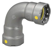 Viega 1-1/2" Press 90-Degree Elbow in Carbon Steel, Zinc-Nickel Coating - 25221