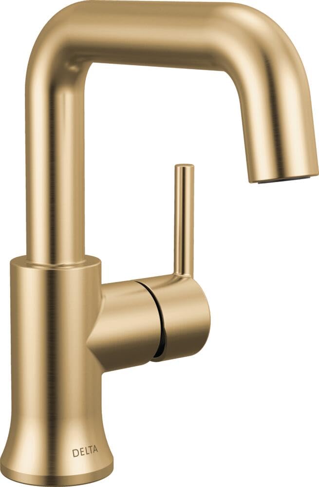 Delta Trinsic 1.2 GPM Single Hole Bathroom Faucet with Drain