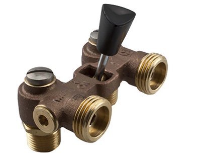 Watts 0006643 Duo-Cloz Shutoff Valve 1/2 Inch Brass Washing Machine