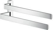 AXOR 42821000 Universal Accessories Dual Towel Bar in Chrome
