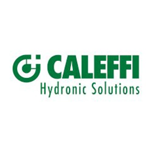 Caleffi Hydronic Solutions logo with green text and circular symbol on white background.