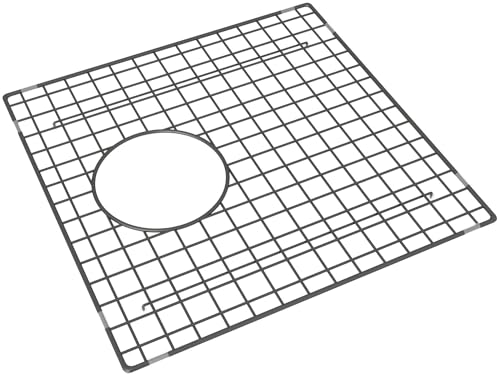 Rohl Forze Wire Sink Grid For RSS1515 Stainless Steel Sink in Black Stainless Steel - WSGRSS1515BKS