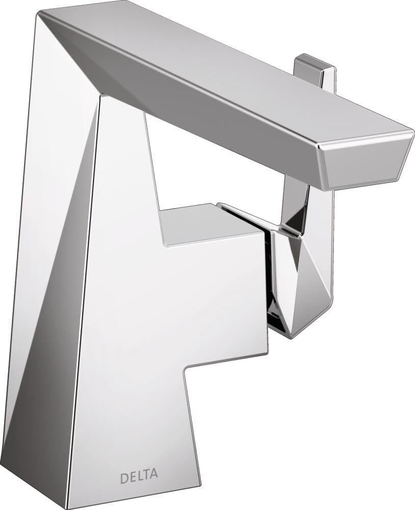 Delta Trillian Single Handle Bathroom Faucet with Metal Drain & Pop Up
