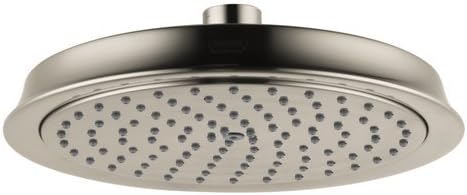 Hansgrohe 28421821 Raindance Classic Shower Head 180 1-Jet, 2.5 GPM in Brushed Nickel